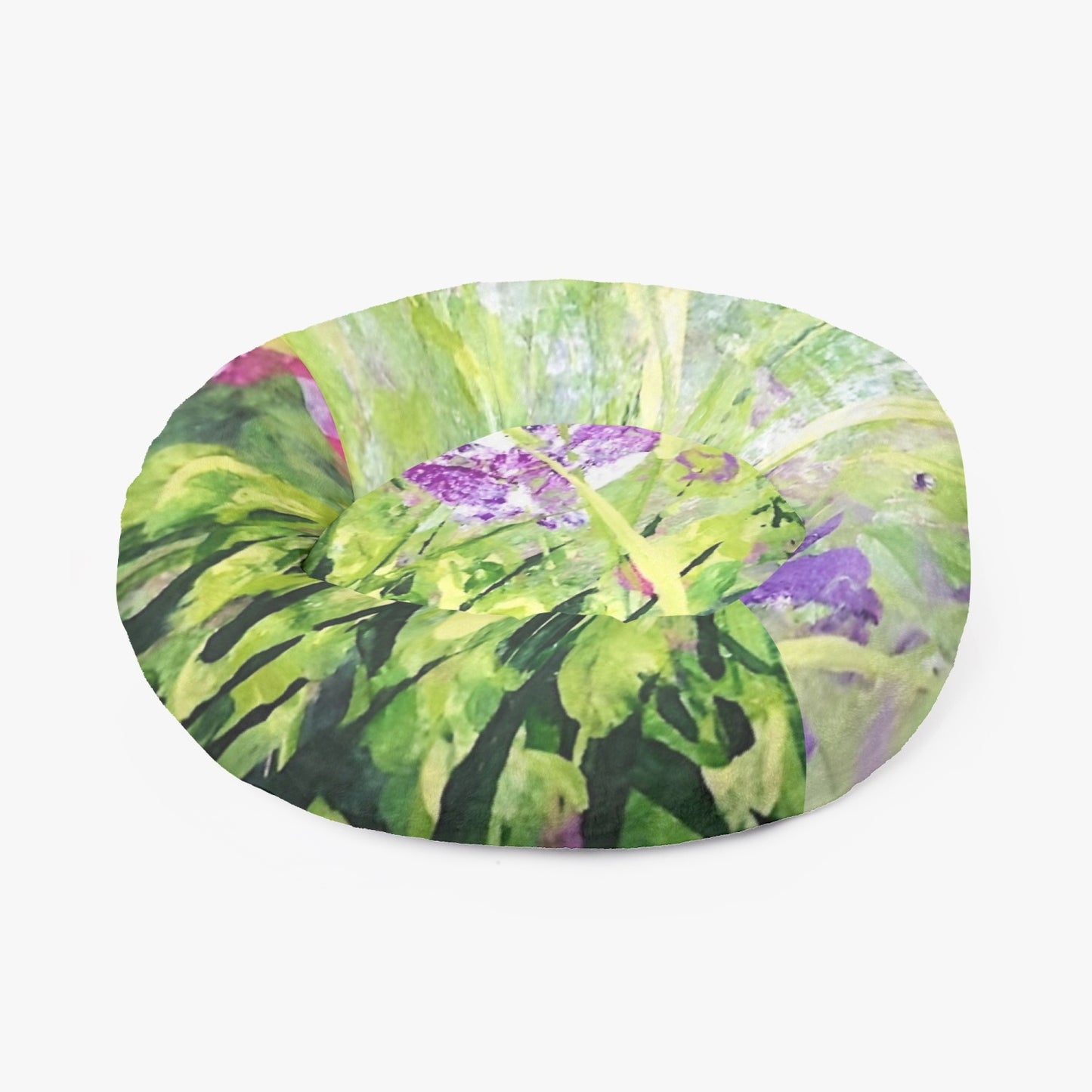 Round Large Size Pet Bed - Flannel