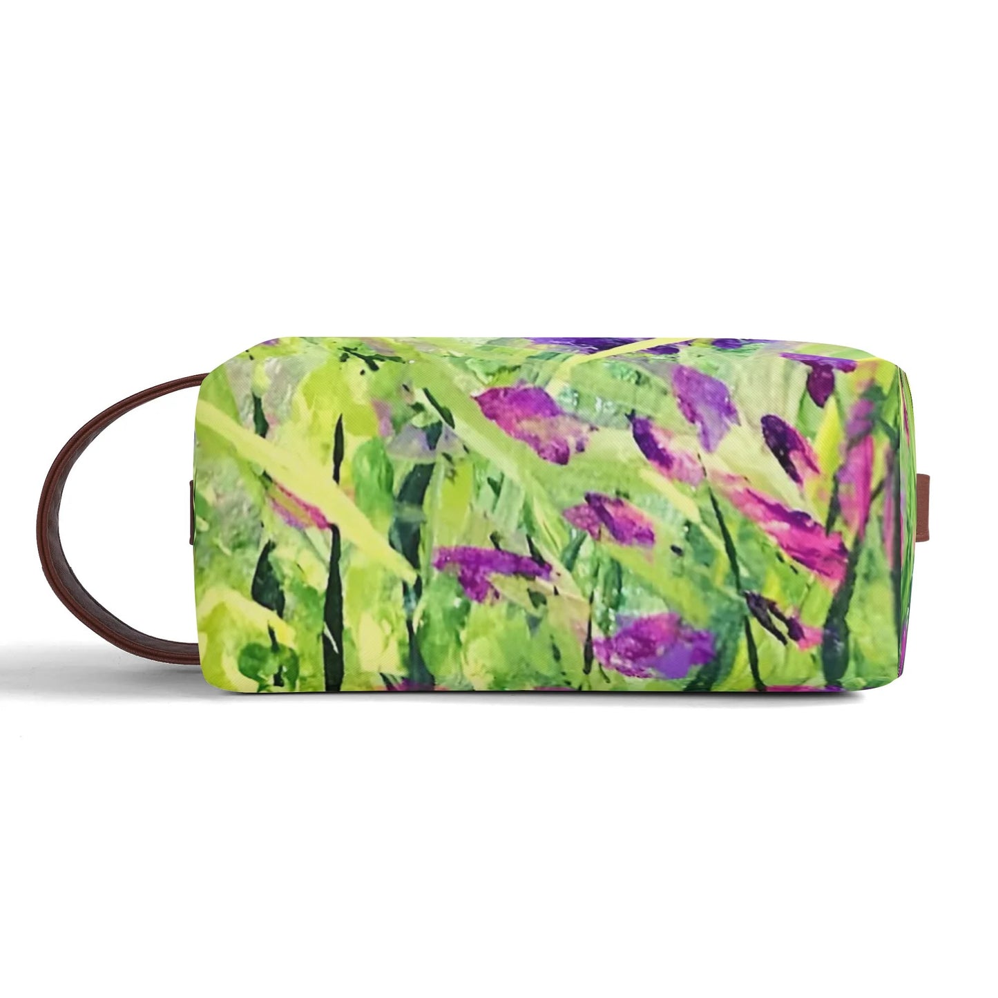 Travel PU Leather Toilettrie Bag Makeup Cosmetics Organizer