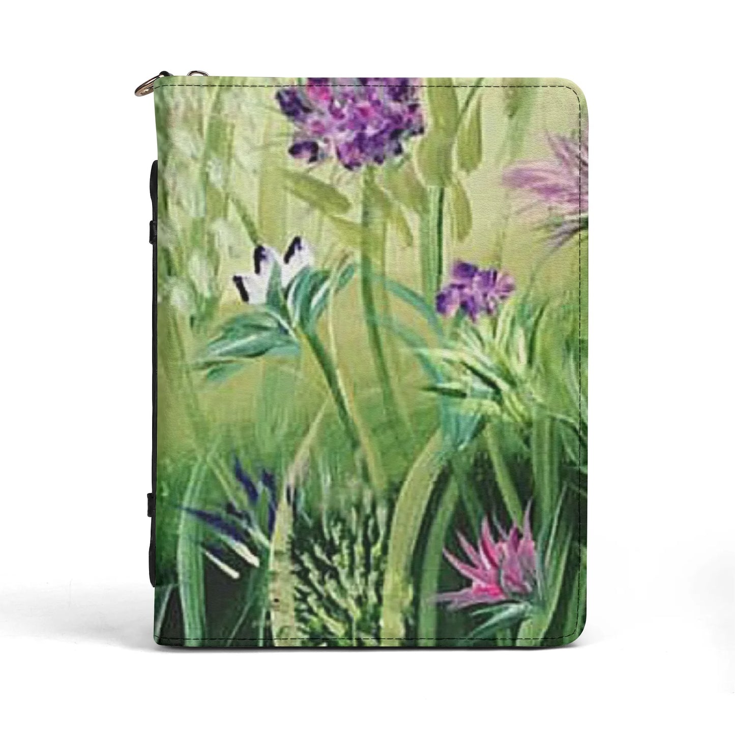 Leather Book Cover With Pocket no Strap