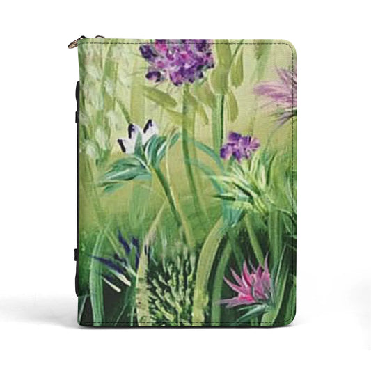 Leather Book Cover With Pocket no Strap