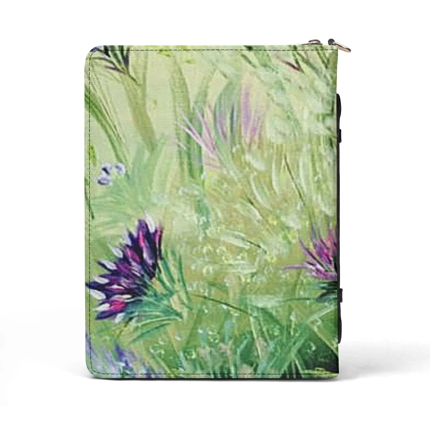 Leather Book Cover With Pocket no Strap