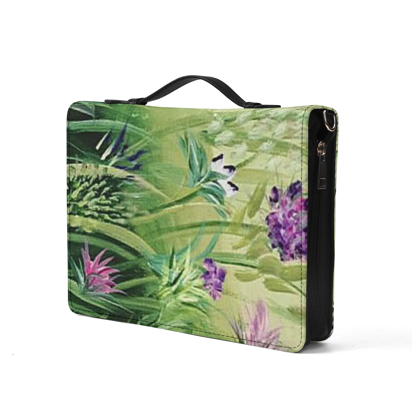 Leather Book Cover With Pocket no Strap