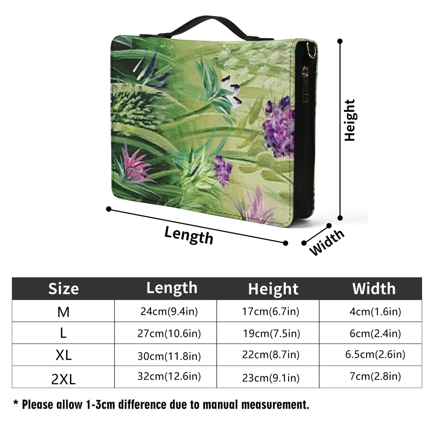 Leather Book Cover With Pocket no Strap