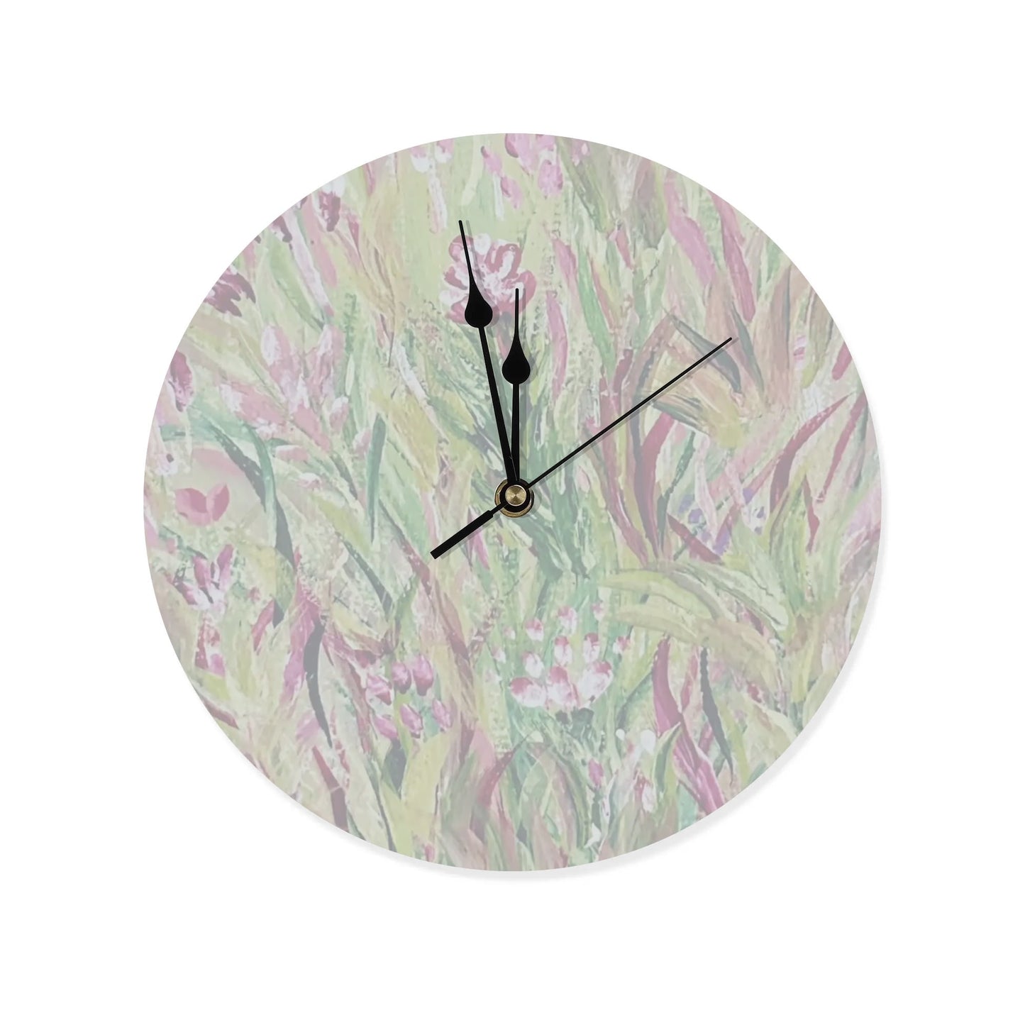Wood Wall Clock Decorative Round Shape