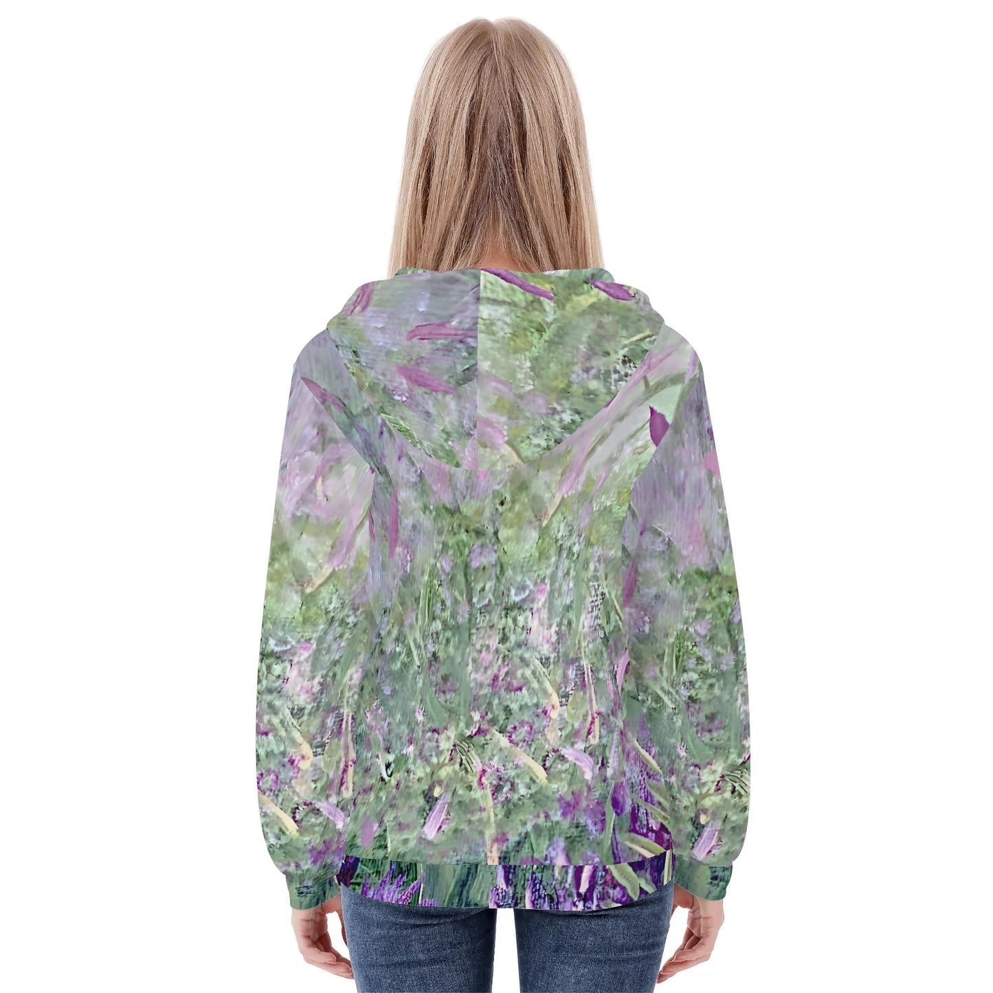 Womens Classic Zip Up Hoodie Warm Jacket