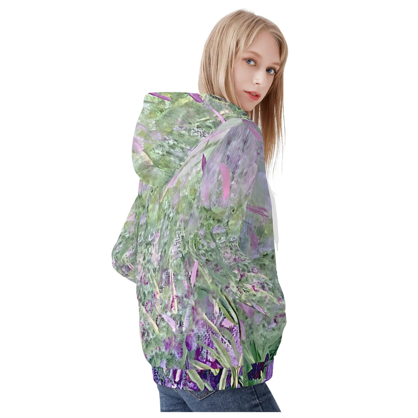 Womens Classic Zip Up Hoodie Warm Jacket