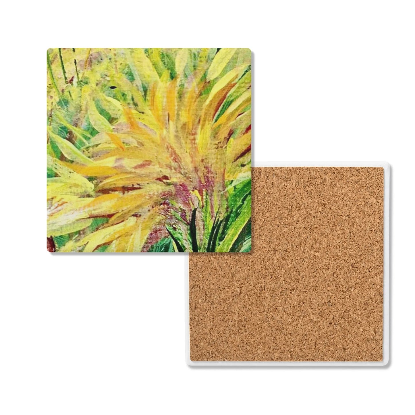 Square Ceramic Coasters 4 Pcs