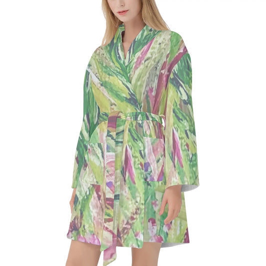 Womens Short Bathrobe