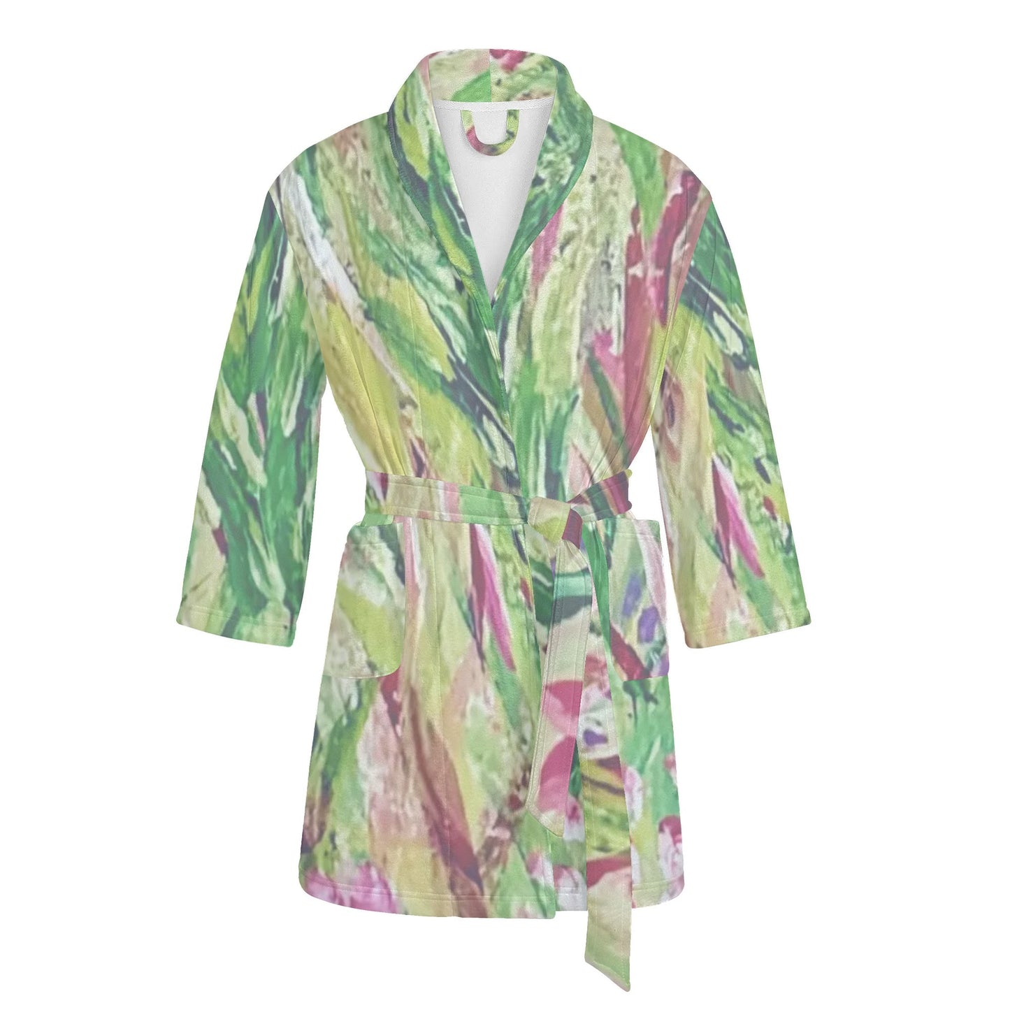 Womens Short Bathrobe