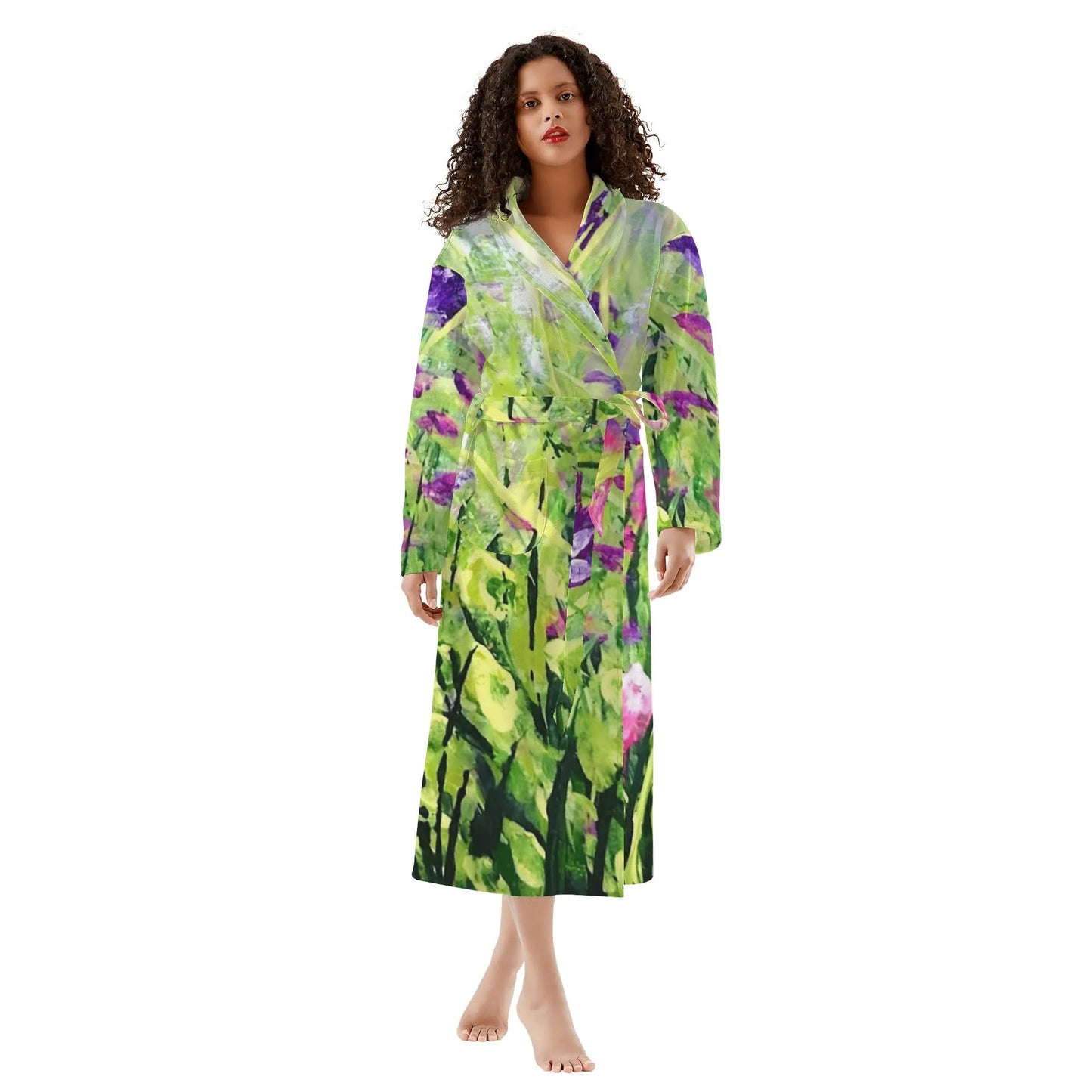 Womens Long Bathrobe