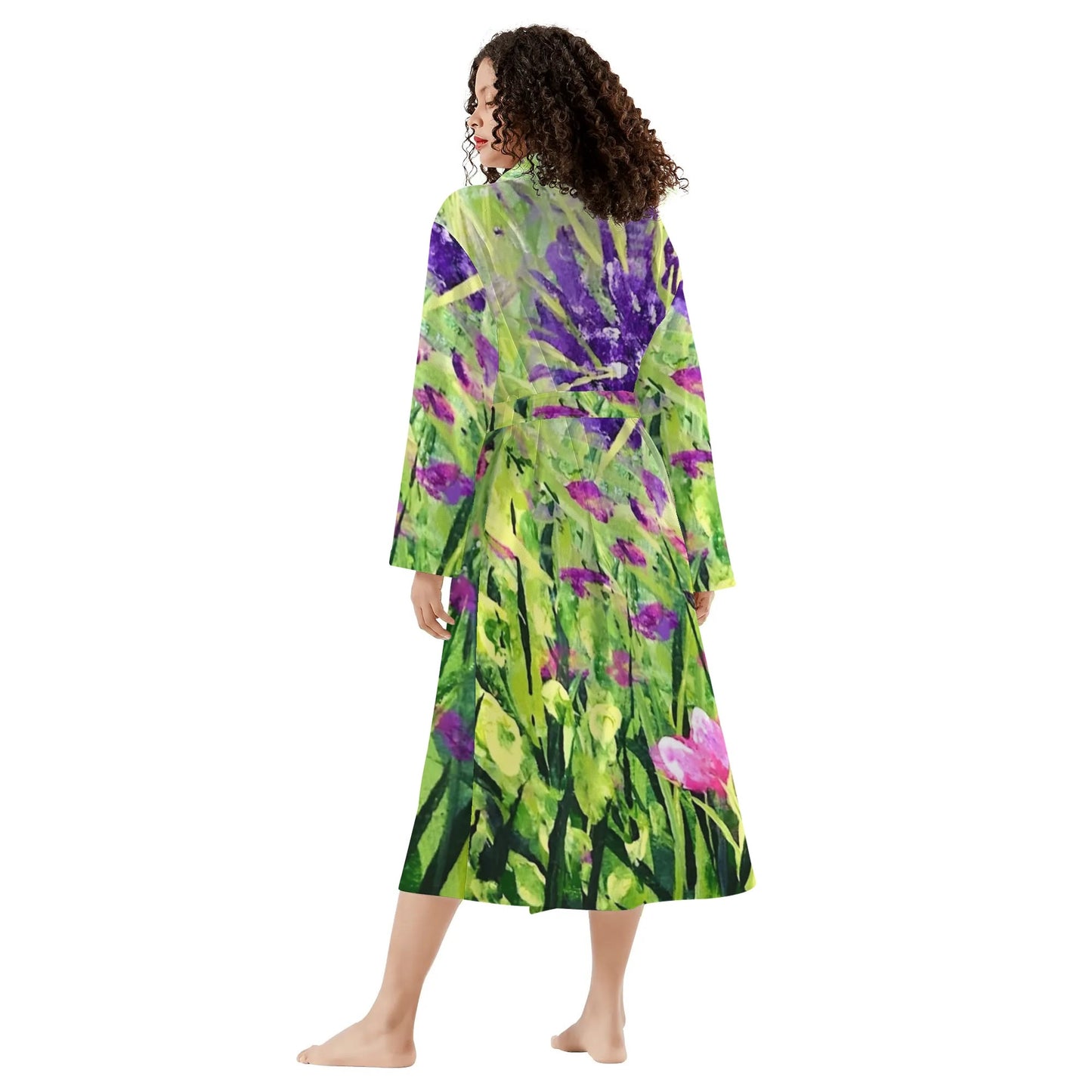 Womens Long Bathrobe