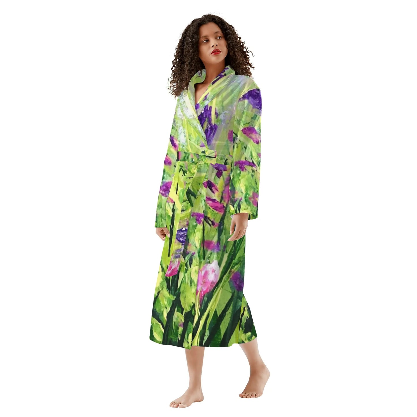 Womens Long Bathrobe