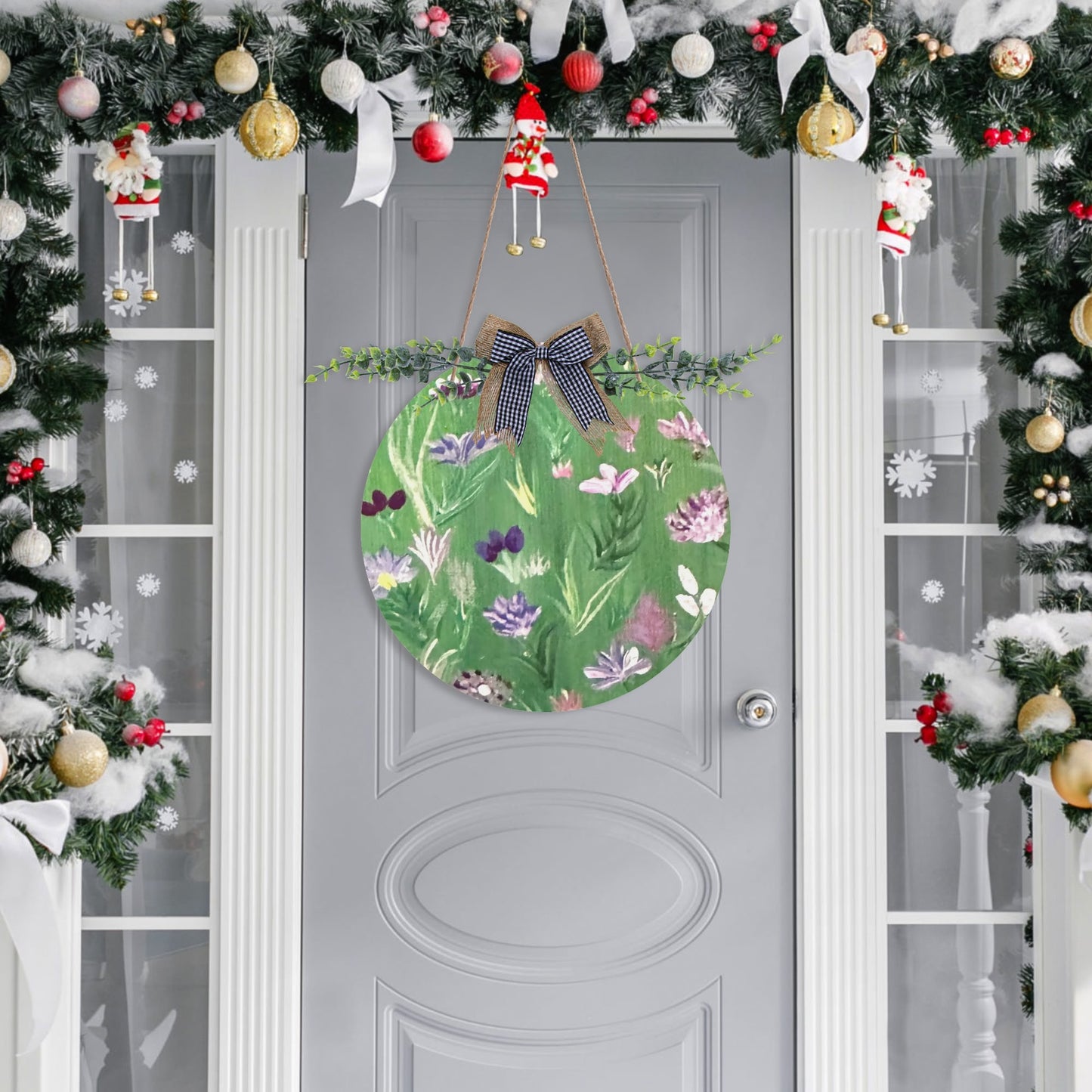 Round Acrylic Door Decoration Wall Sign