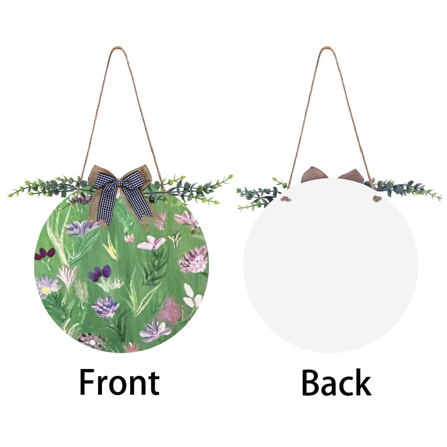 Round Acrylic Door Decoration Wall Sign