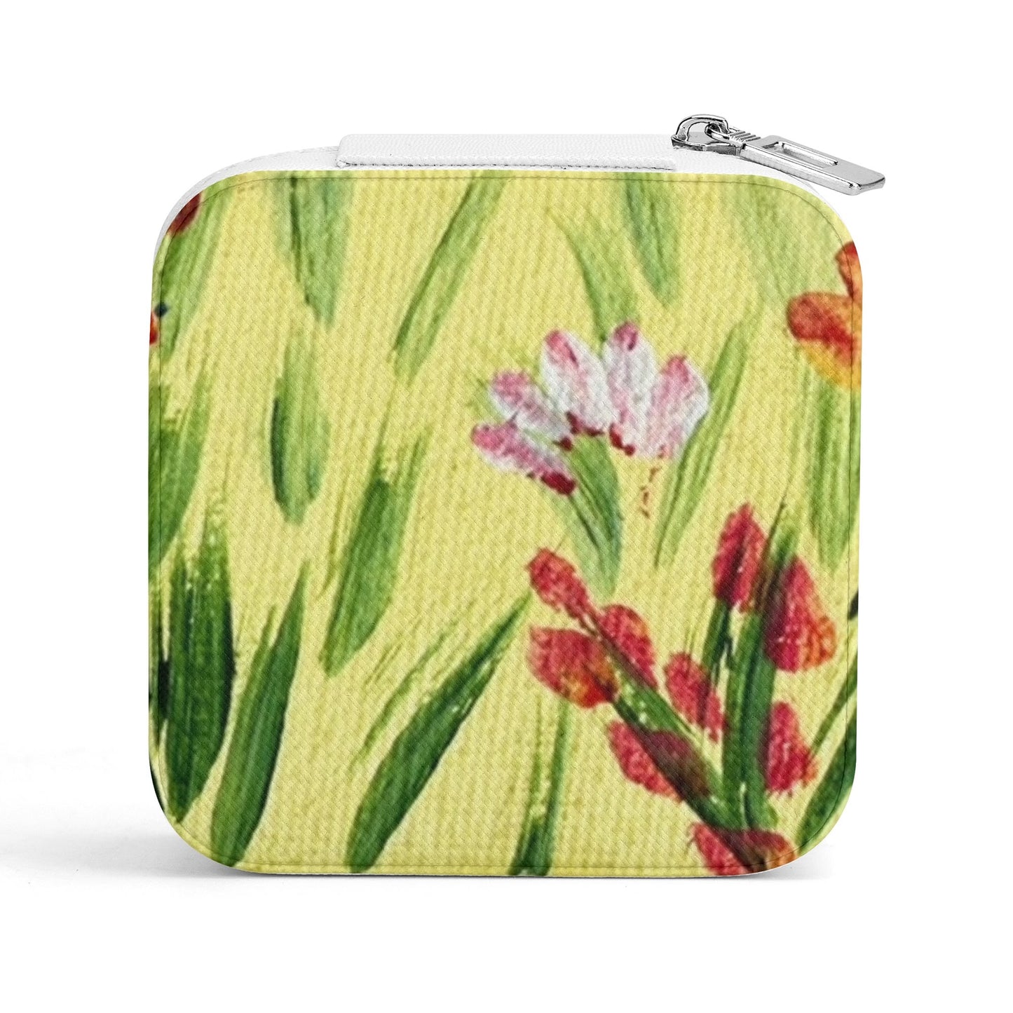 Jewelry Case Display Box with Zipper