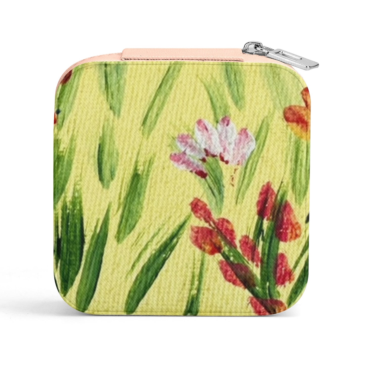 Jewelry Case Display Box with Zipper