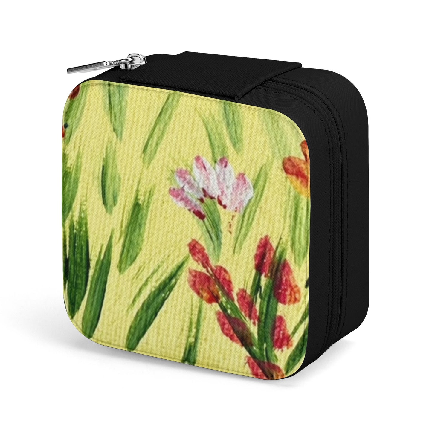 Jewelry Case Display Box with Zipper