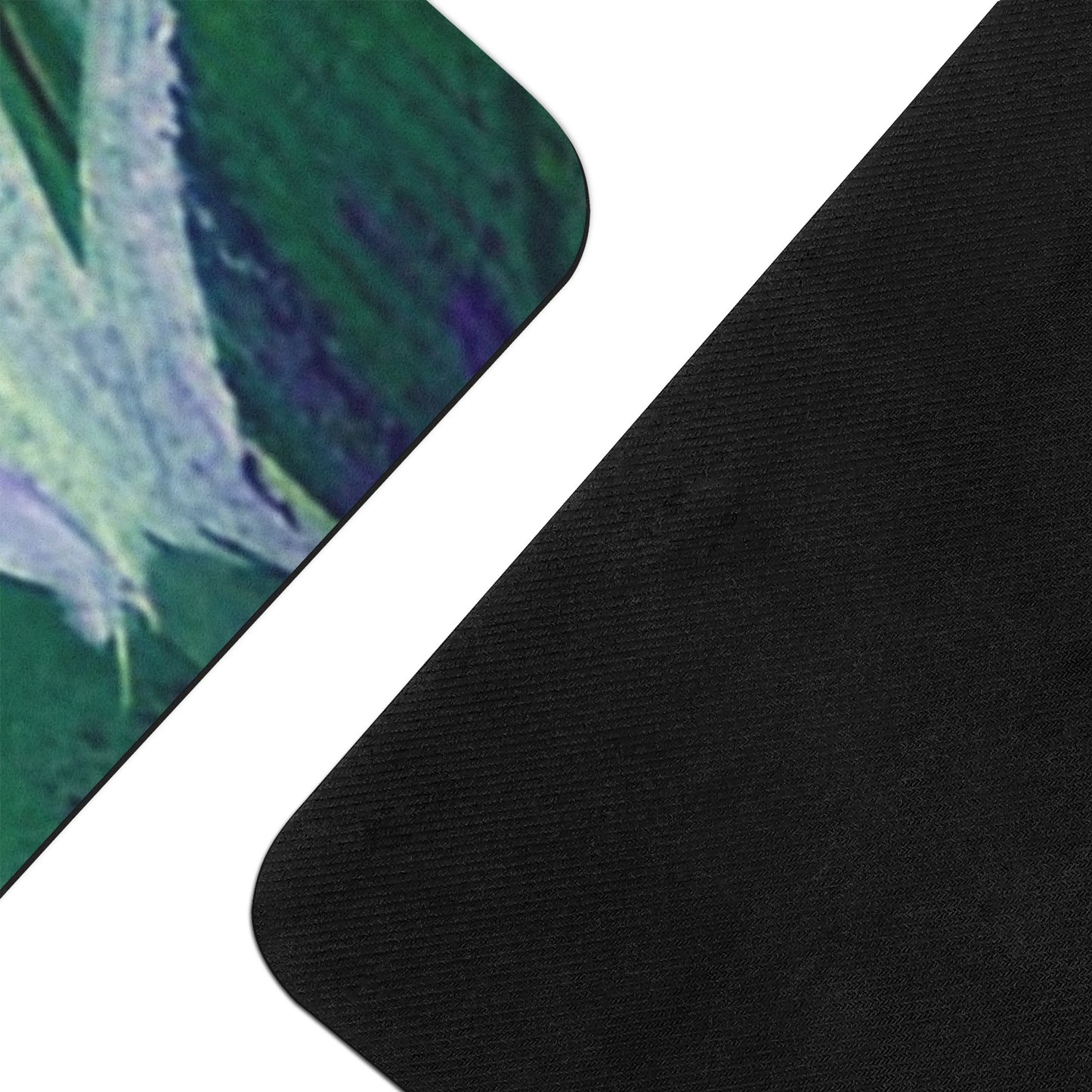 High-Quality Anti-Slip Yoga Mat - 4mm Thick with Suede Surface and Rubber Base - 70 x 24 - Easy to Carry & Clean