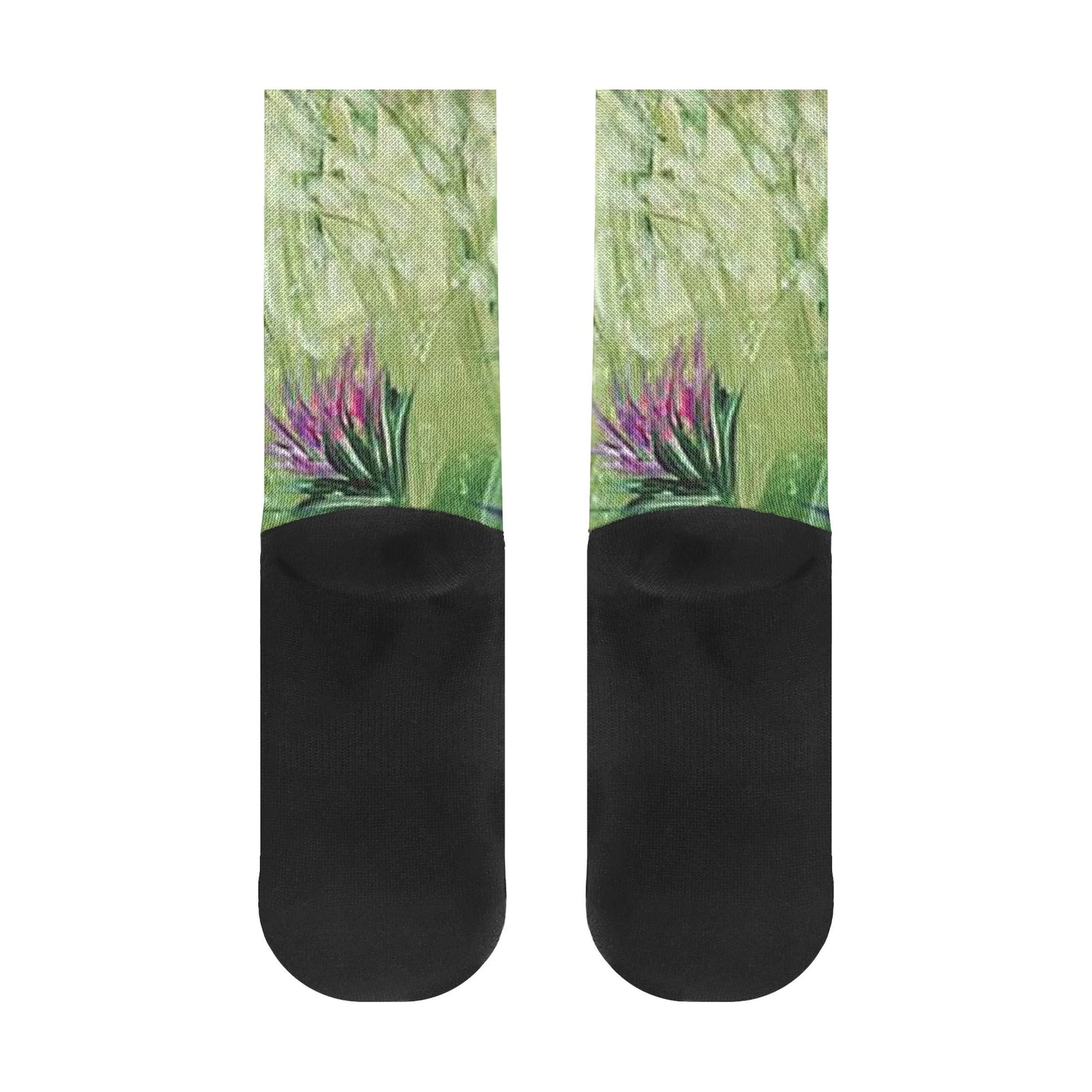 Crew Socks - Polyester/Cotton Blend, Seamless Toe Closure, Reinforced Heel & Toe, Elastic Arch Support, Perfect for Sports & Fashion