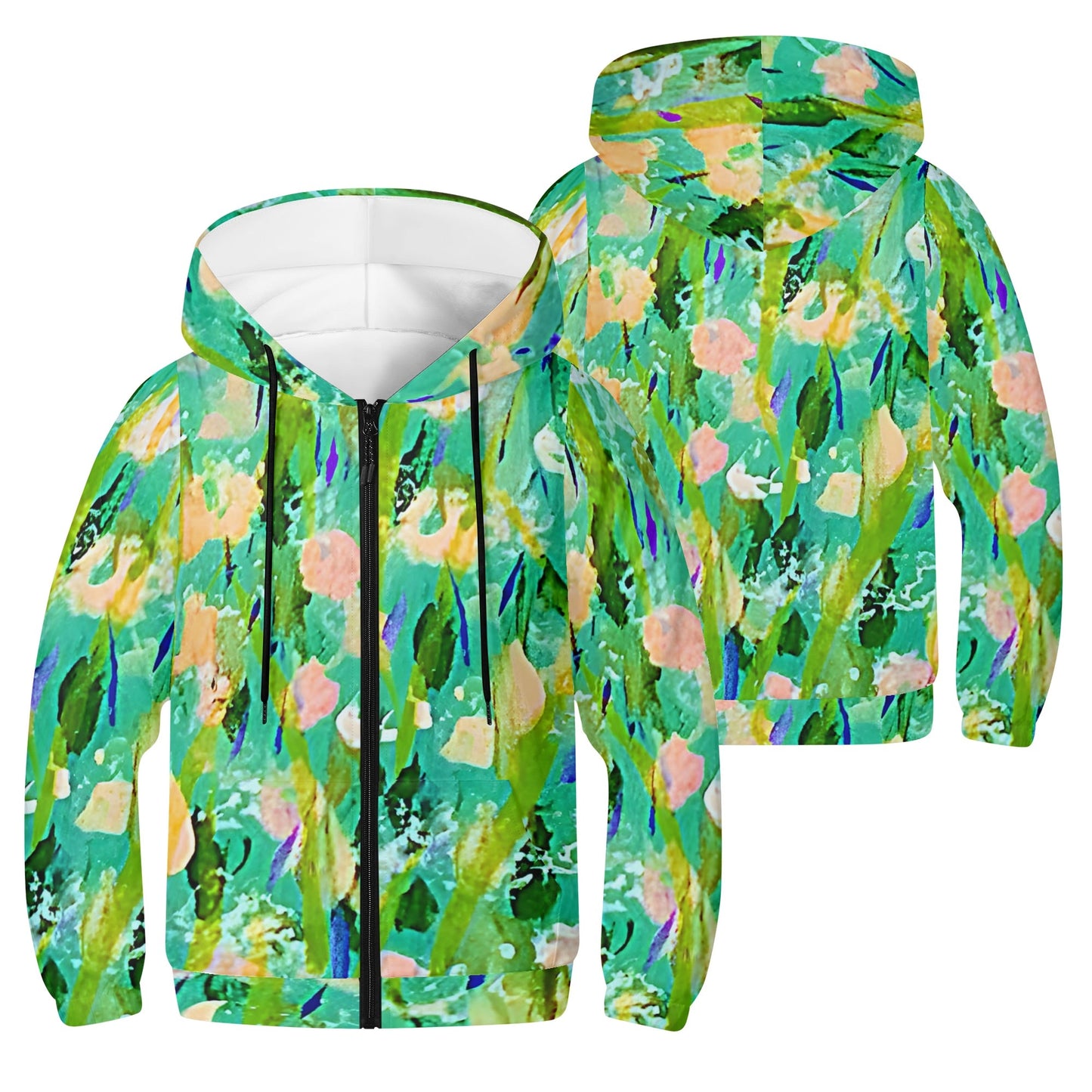 Youth Lightweight Zipper Jumper Sweatshirt Hoodie