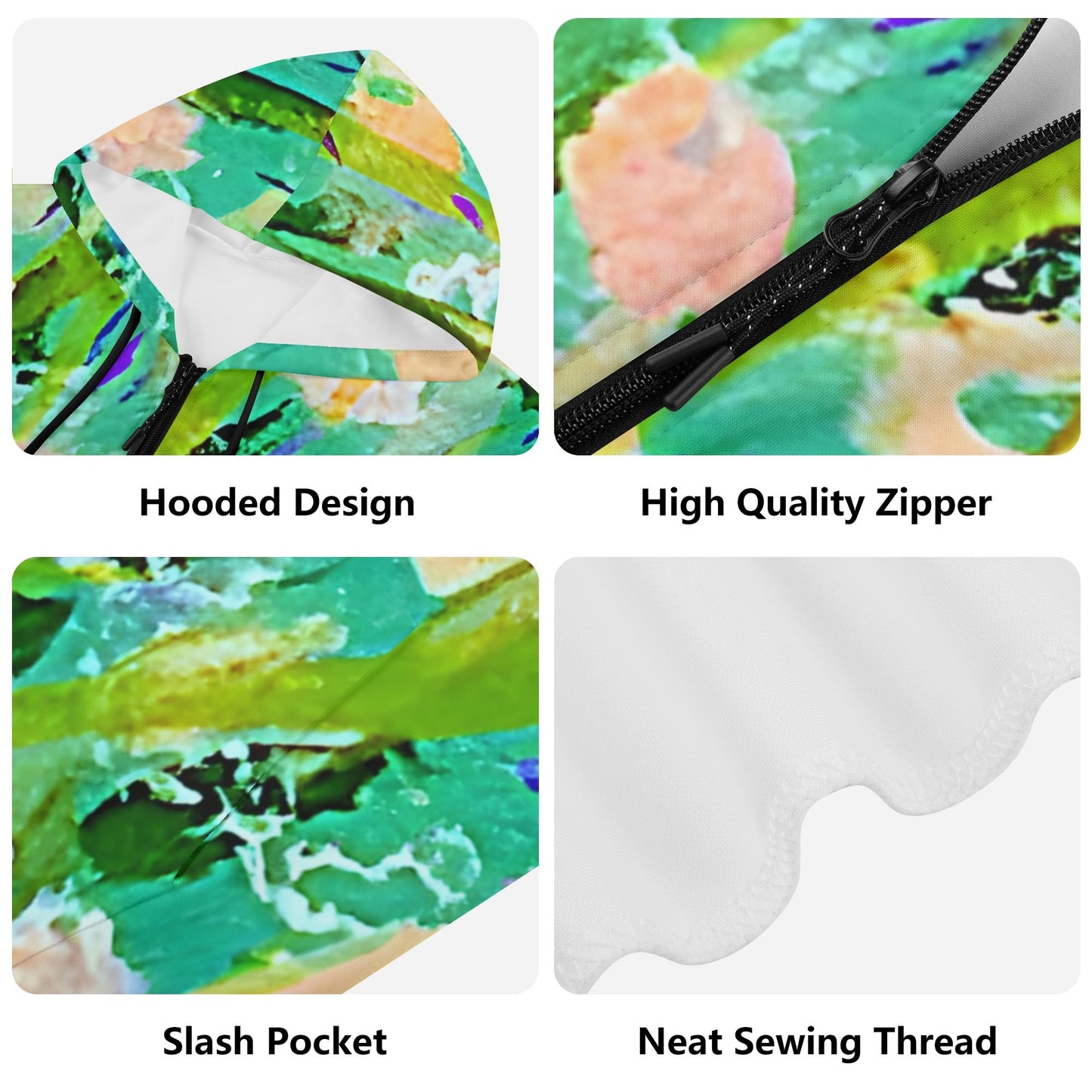 Youth Lightweight Zipper Jumper Sweatshirt Hoodie