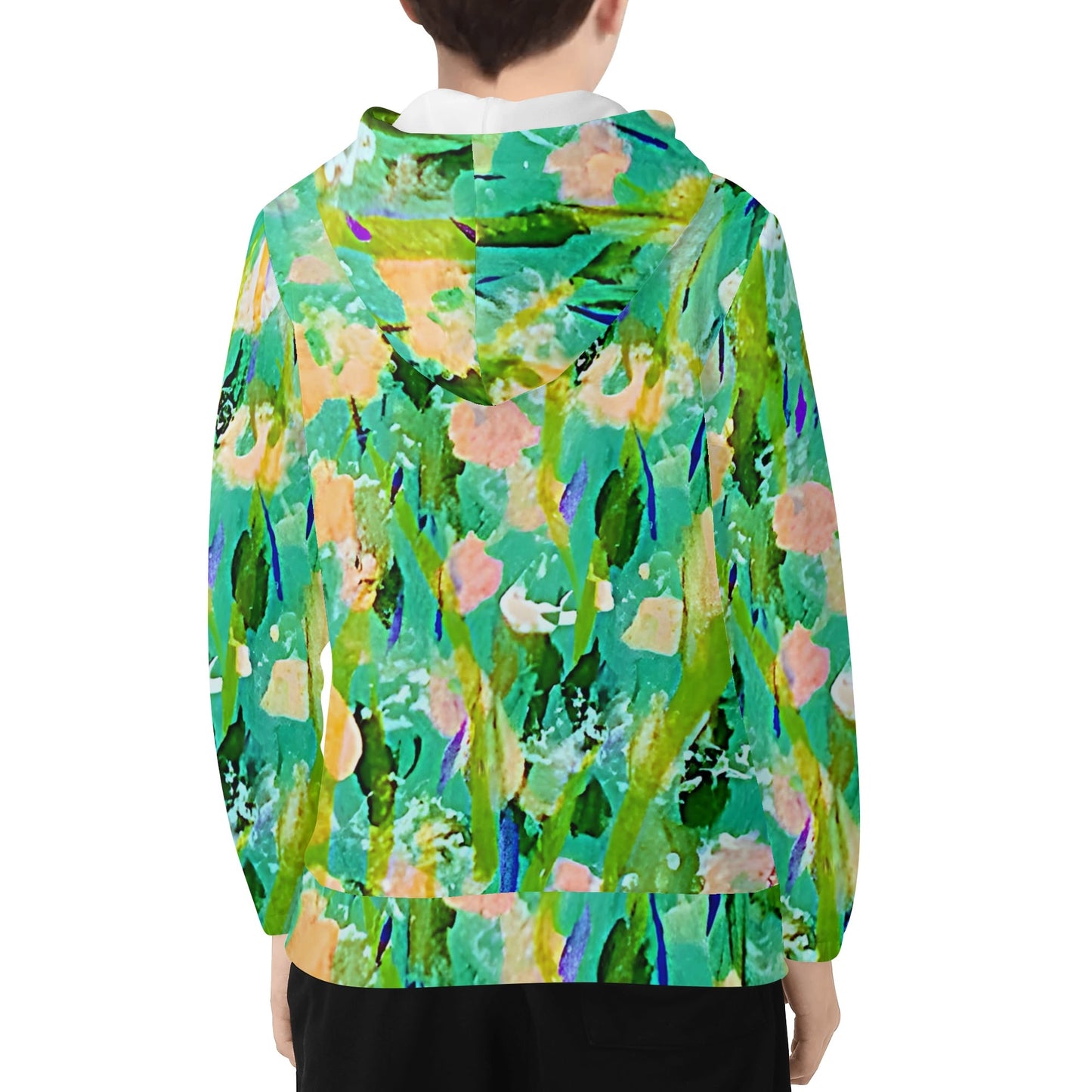 Youth Lightweight Zipper Jumper Sweatshirt Hoodie