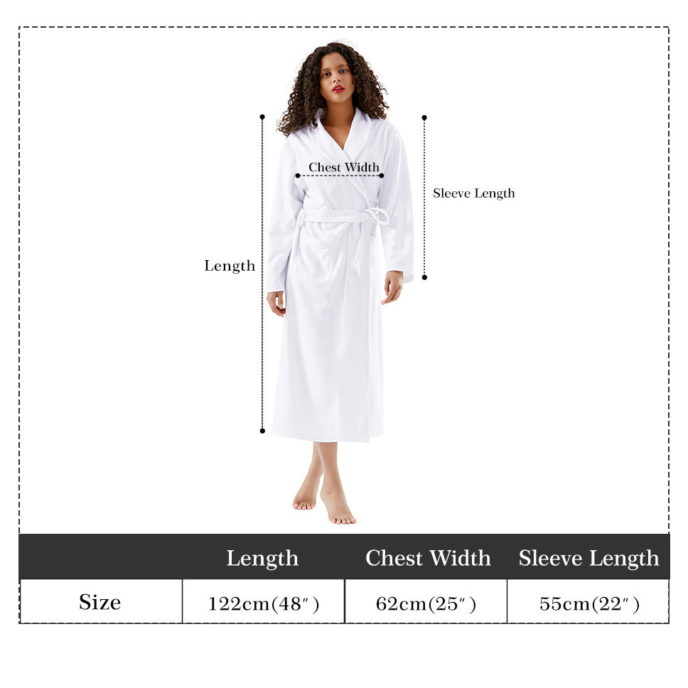 Womens Long Bathrobe