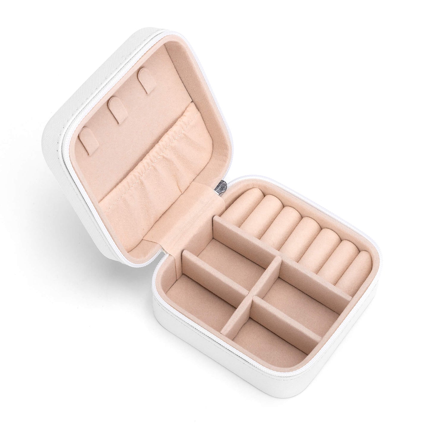 Jewelry Case Display Box with Zipper