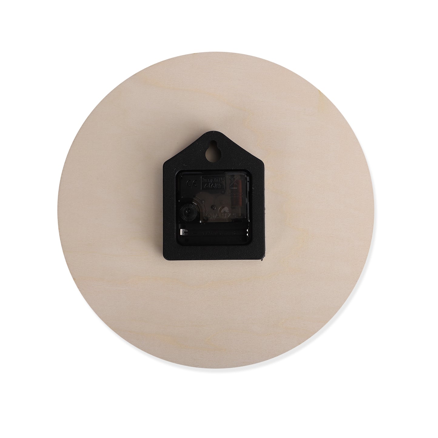 Wood Wall Clock Decorative Round Shape