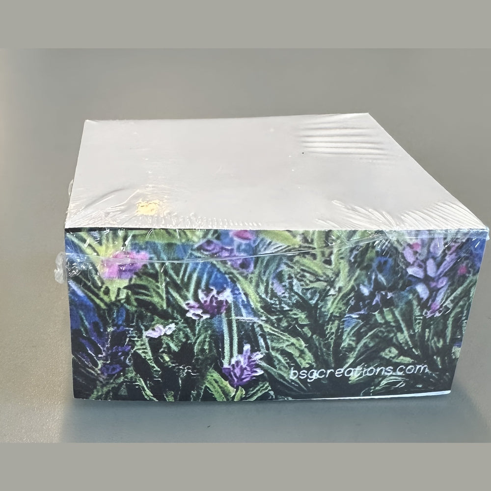 Blue Sticky Note Cube