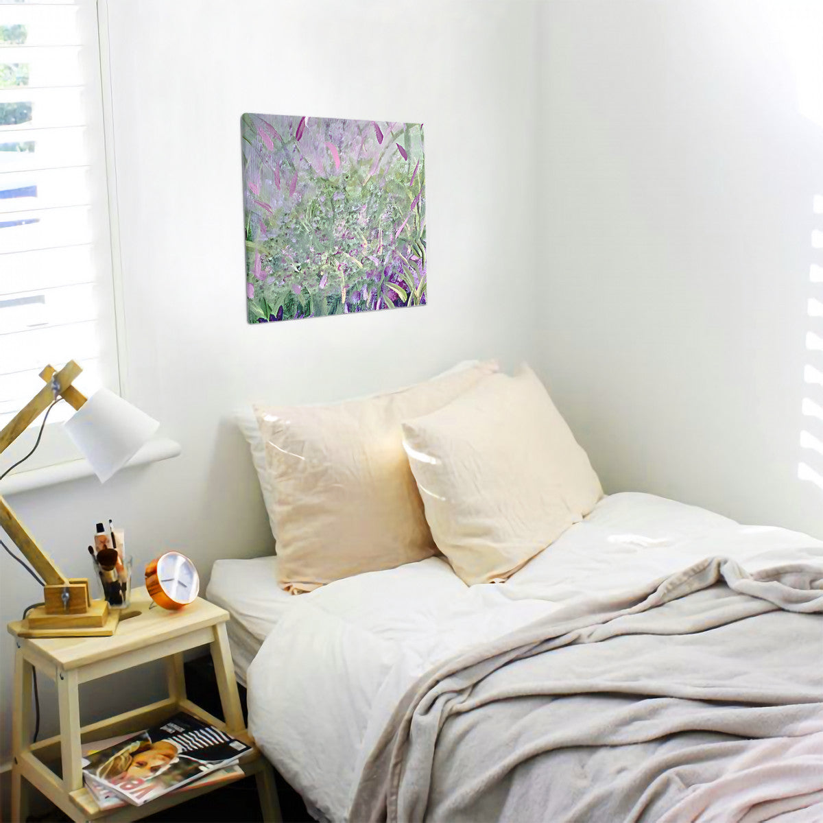 Canvas with Mounting Brackets 12x12in