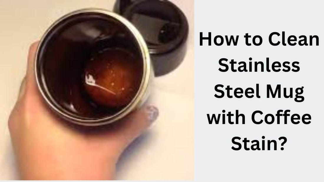 How to Clean Stainless Steel Mug with Coffee Stain?