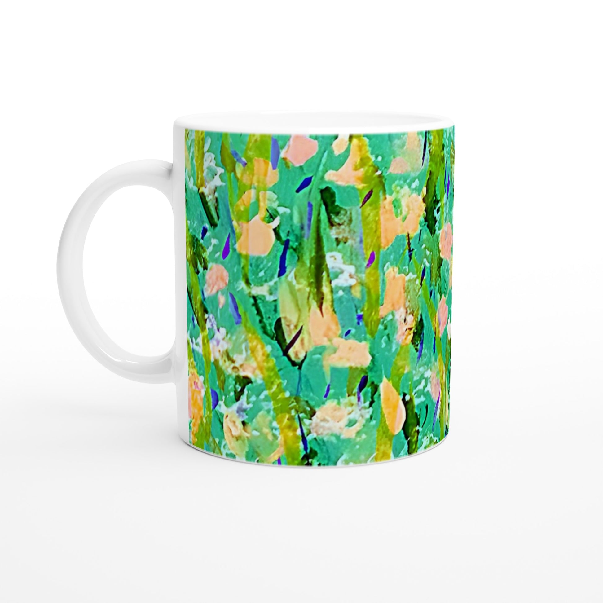 Yellow Green 11oz Ceramic Mug