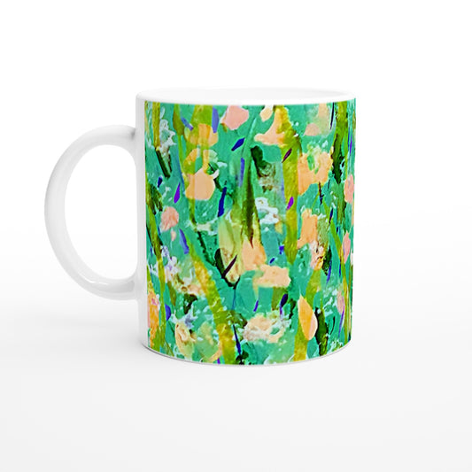 Yellow Green 11oz Ceramic Mug