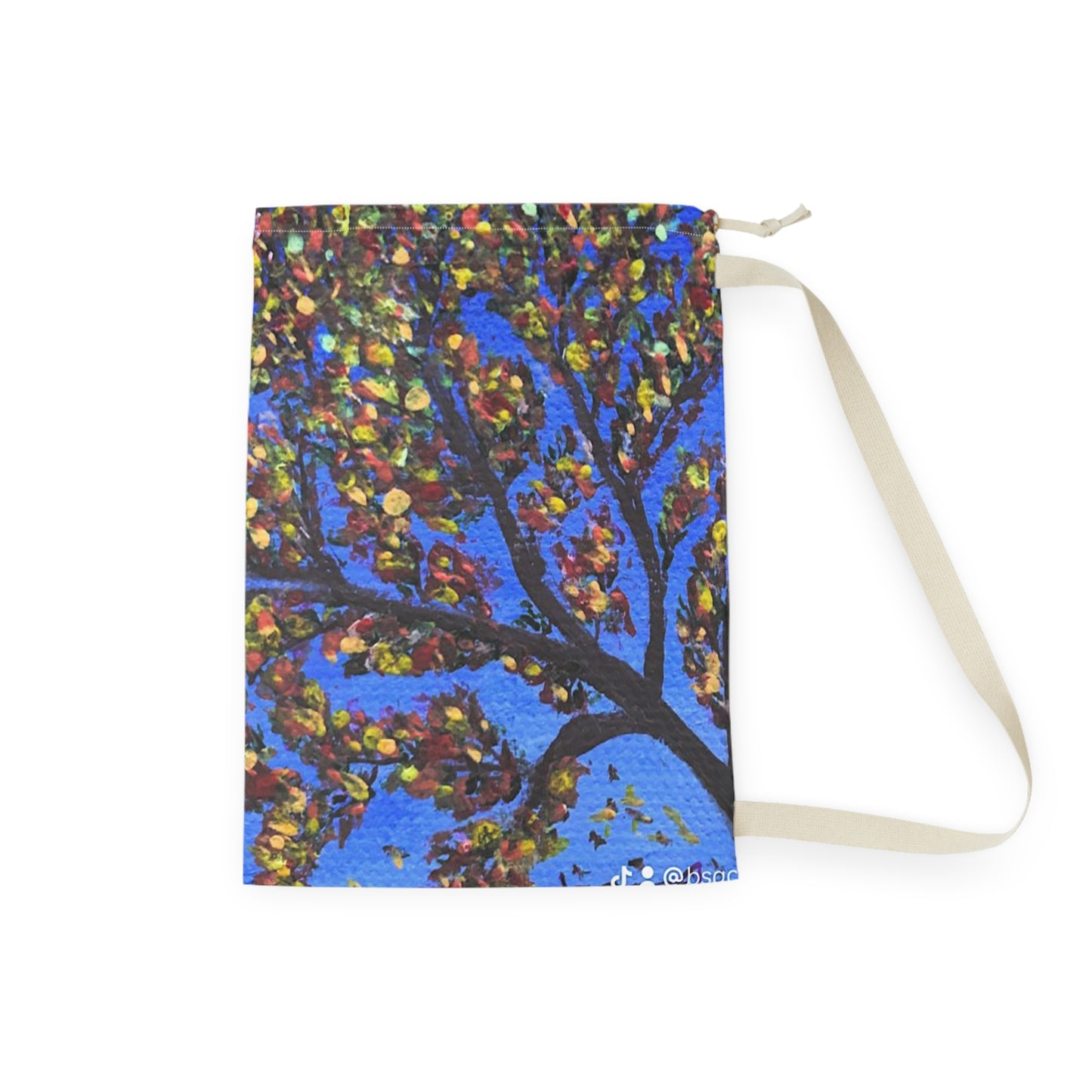 Colorful Tree Laundry Bag