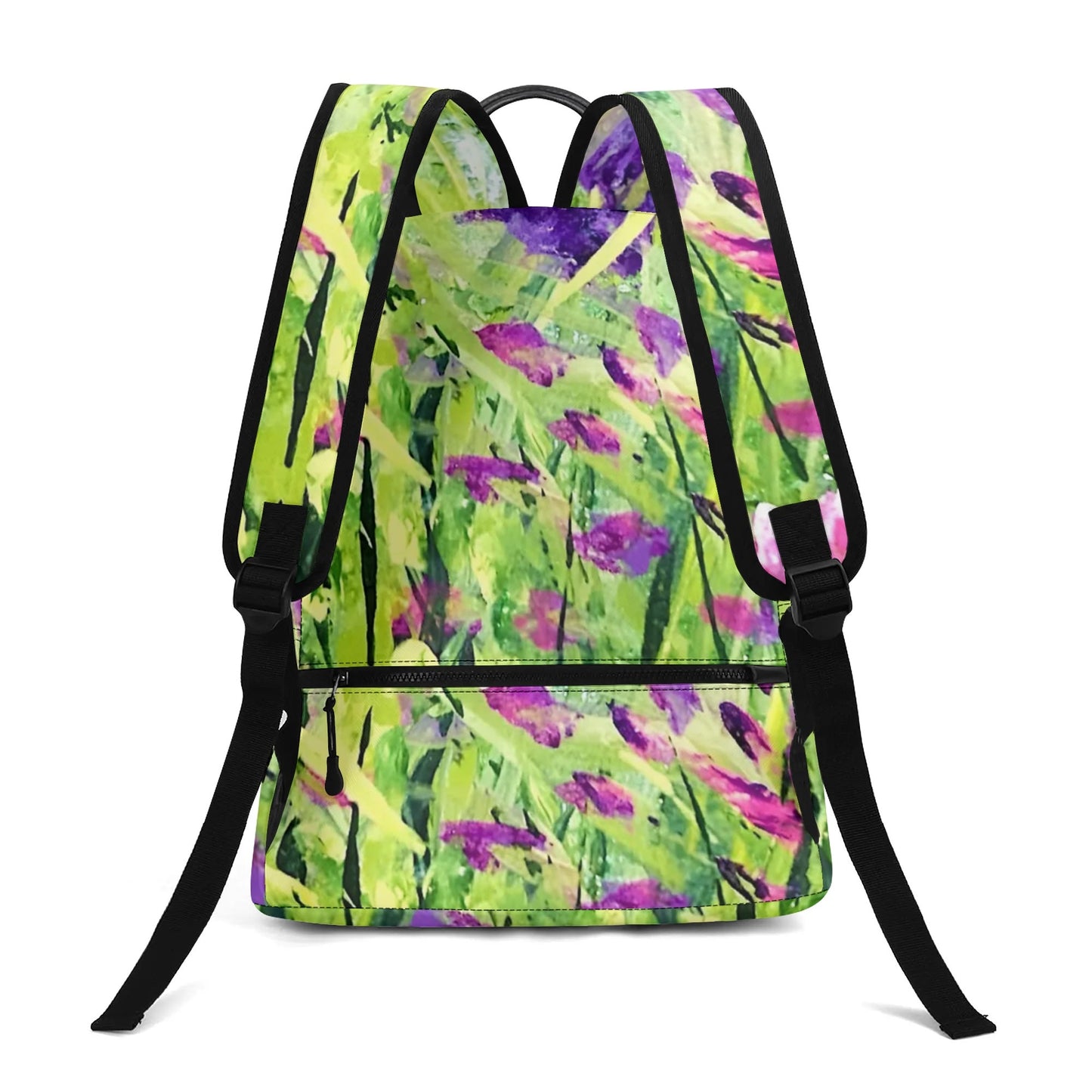 17 Inch Twill Leather School Backpack