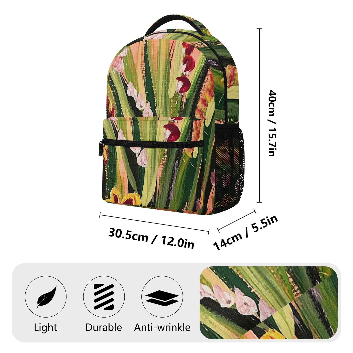 New 15 Inch Casual Style School Backpack