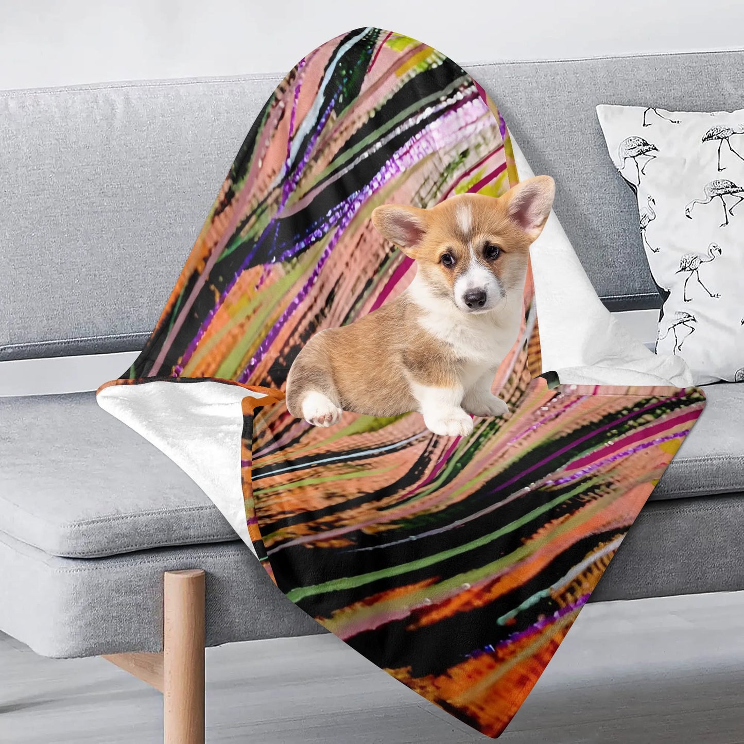 Pets Packable Flannel Blankets