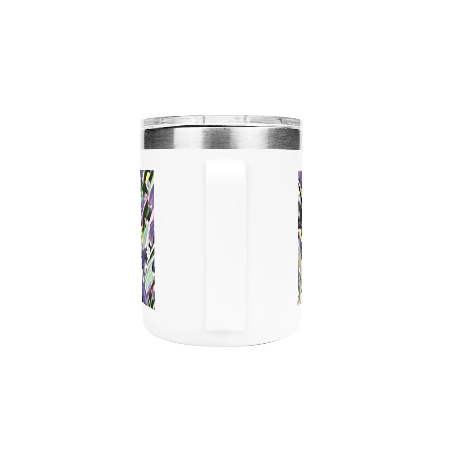 12oz Stainless Steel Coffee Mug Coffee Cup with Lid and Handle