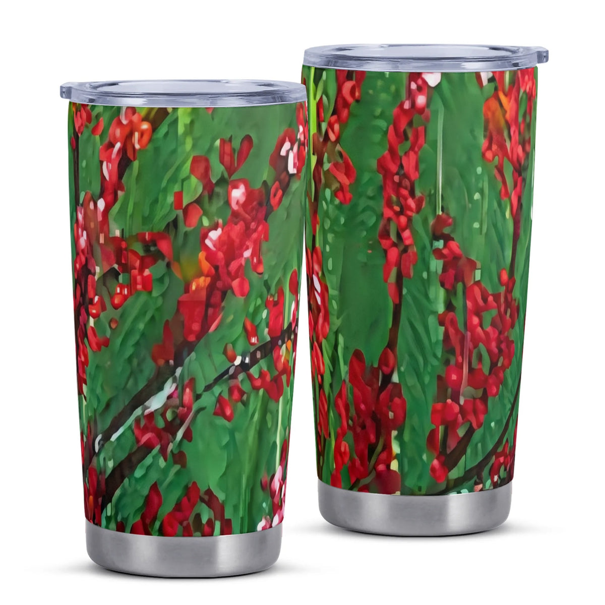 Red Berries 20 oz Car Tumbler – view 2