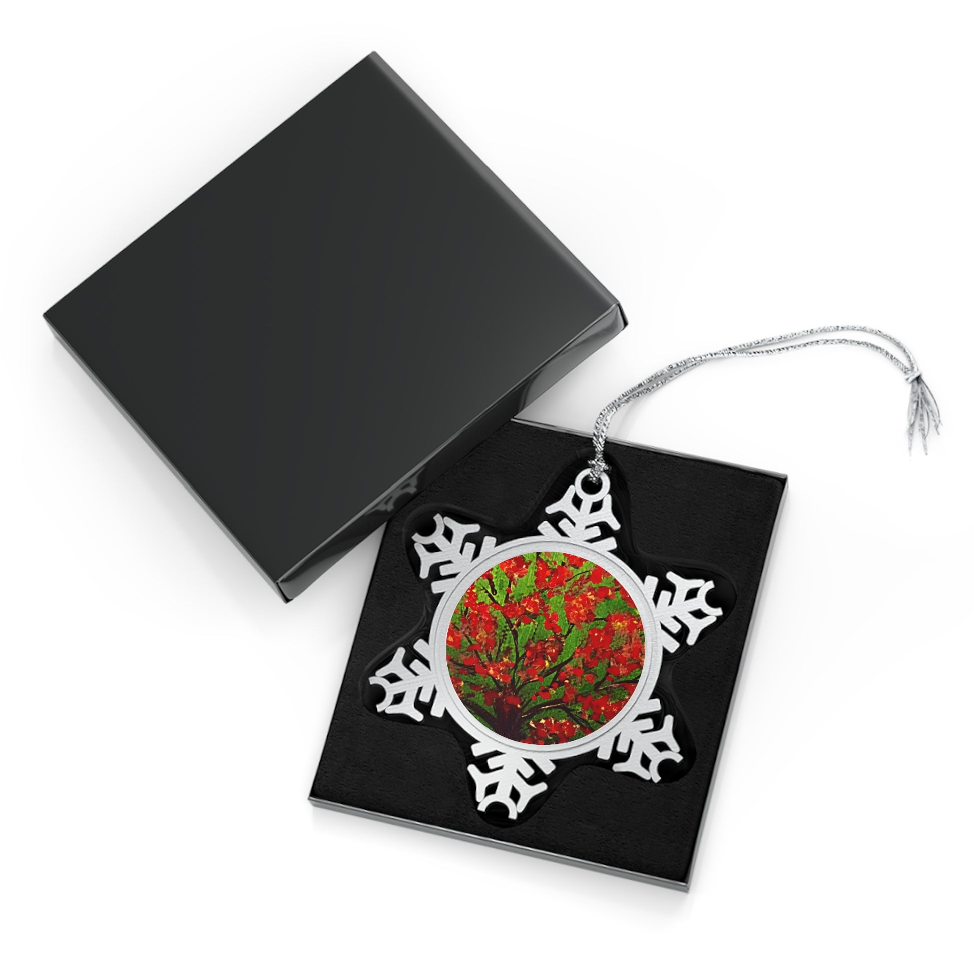 Pewter Snowflake Ornament