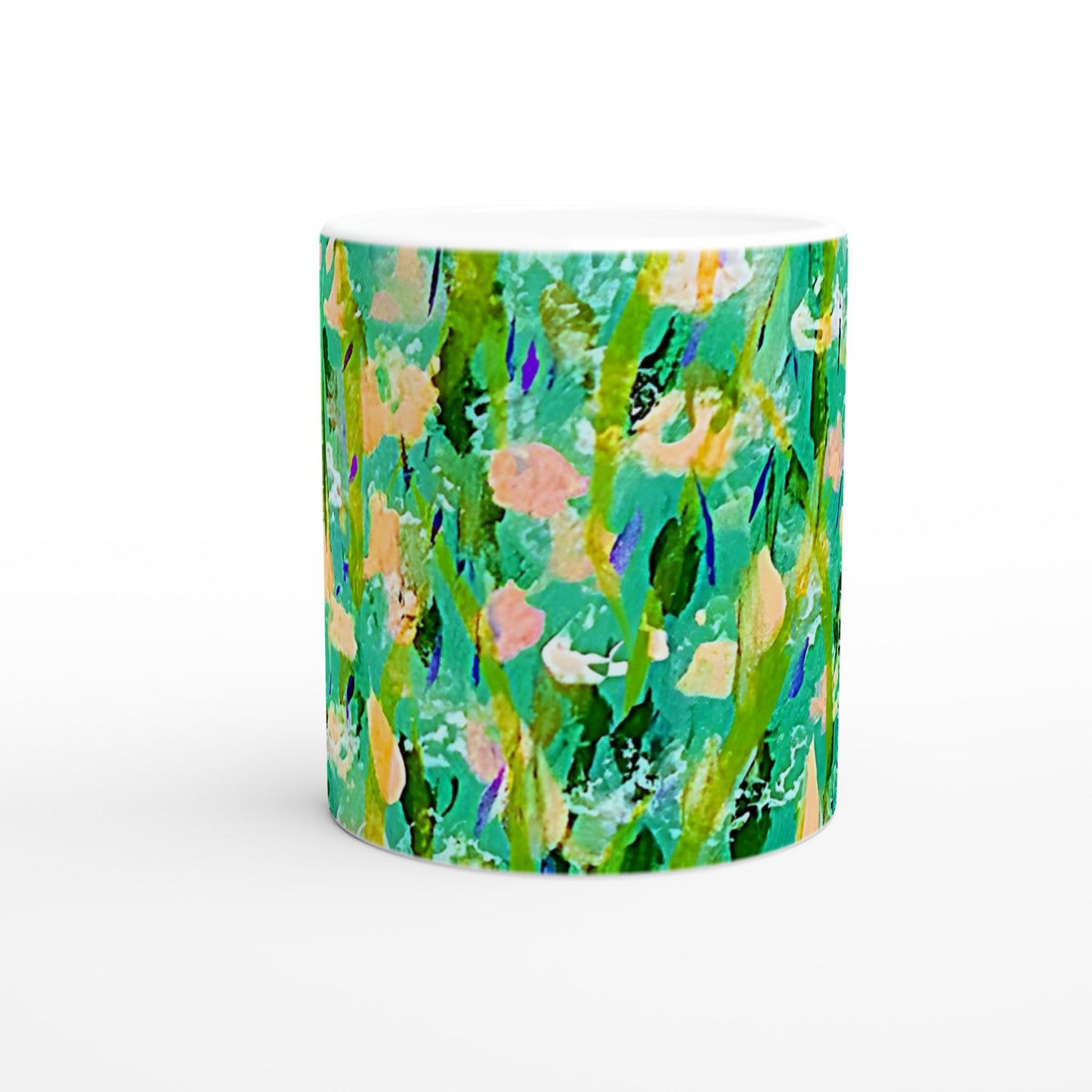 Yellow Green 11oz Ceramic Mug