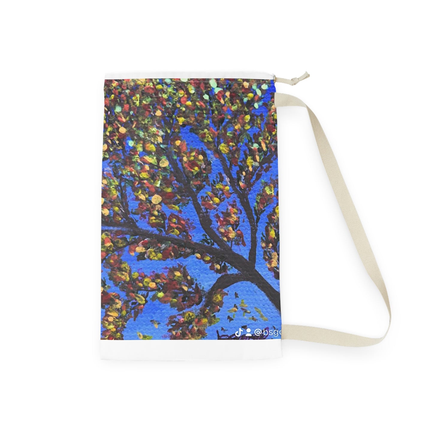 Colorful Tree Laundry Bag