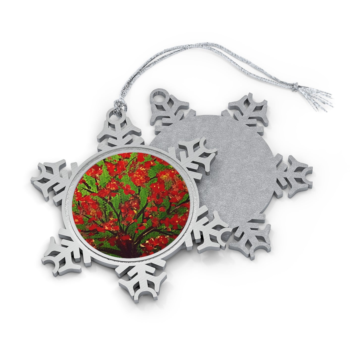 Pewter Snowflake Ornament