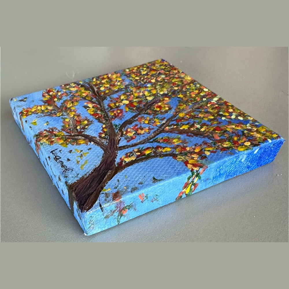 Multi Colored Tree Painting