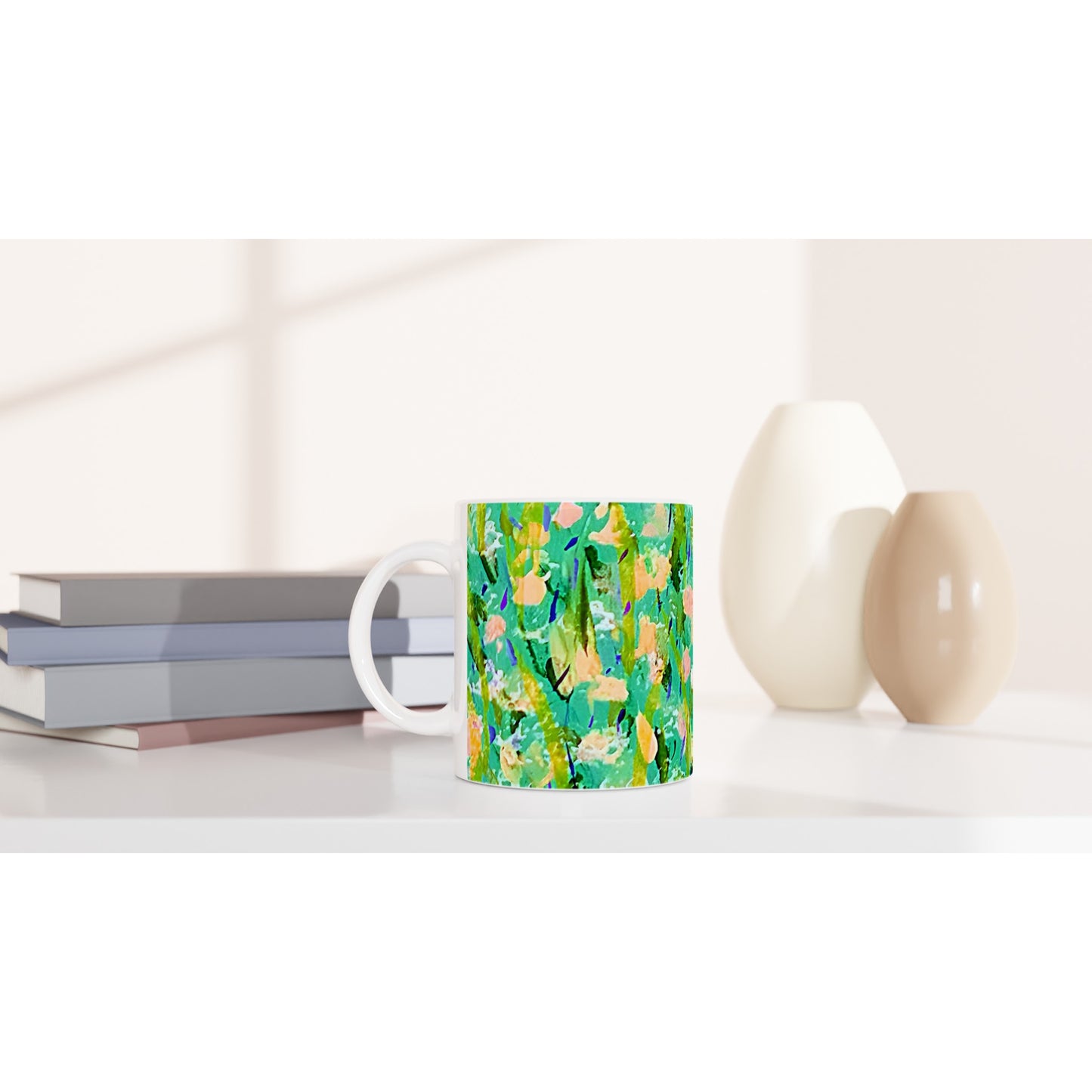 Yellow Green 11oz Ceramic Mug