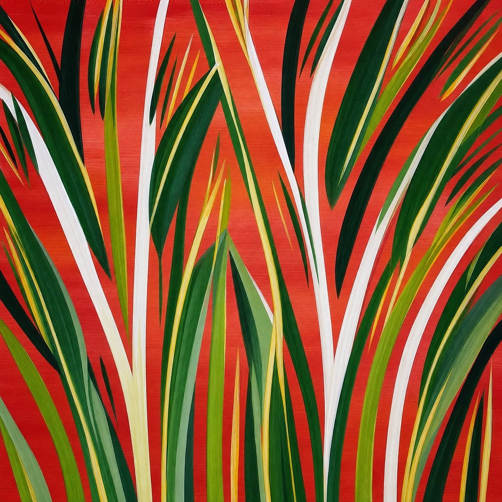 Orange Stripes – painting by Barbara Goodman
