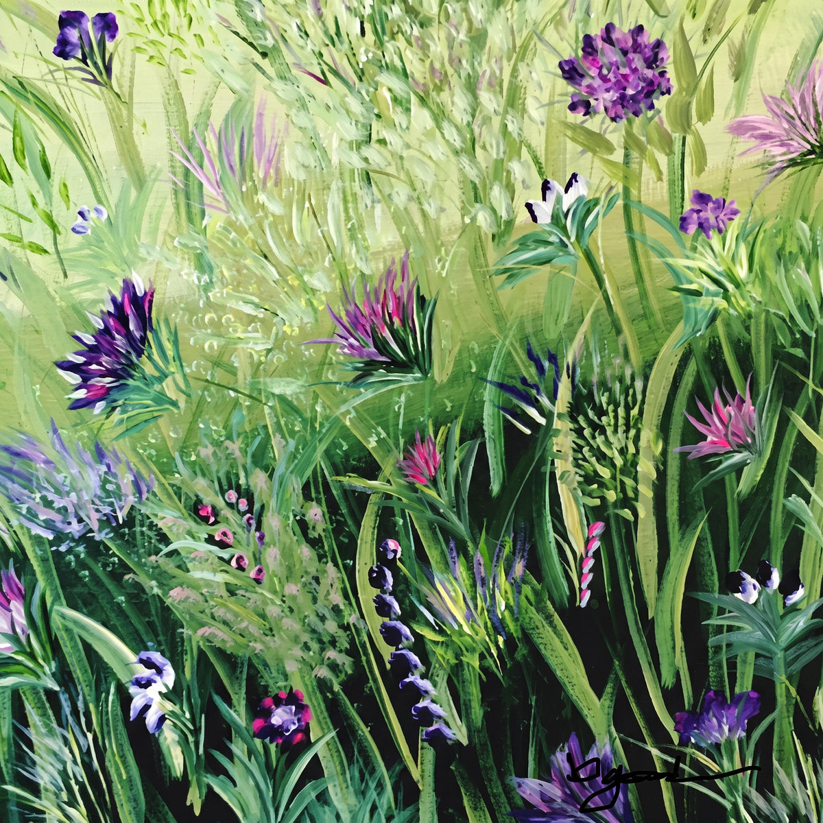 Wildflower Meadow – painting by Barbara Goodman